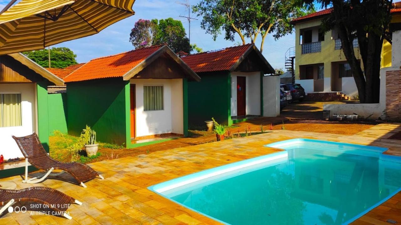 Pousada Recanto das Maritacas Brotas Exterior foto